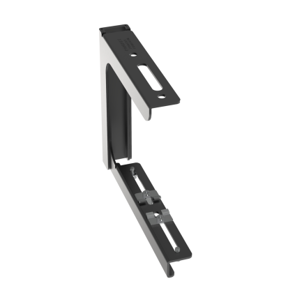 Panduit® QuikLock™ FR6ACB12 Top Support Adjustable Mounting Bracket, 11.24 in L x 1.66 in W x 8.72 in H, For Use With FiberRunner® 6 x 4 in and 4 x 4 in Routing System, Steel