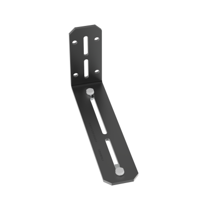 Panduit® QuikLock™ FR6LB Mounting Bracket, 8.88 in L x 4 in W x 3 in H, For Use With FiberRunner® 6 x 4 in and 4 x 4 in Routing System, Steel