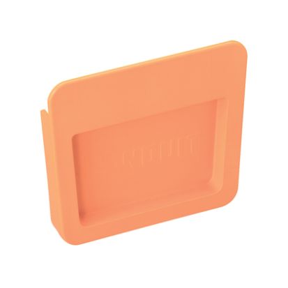 Panduit® FiberRunner® FREC4X4OR End Cap Fitting, For Use With FiberRunner® 4 x 4 in Routing System Fitting, ABS, Orange