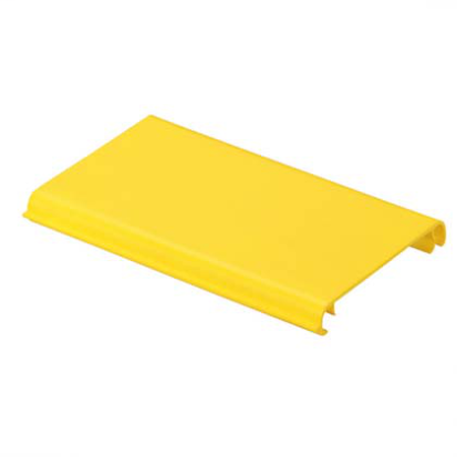 Panduit® FiberRunner® FRHC4YL6 Hinged Cover, 5.24 in W Tray, PVC