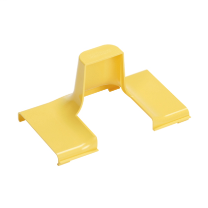 Panduit® FiberRunner® FRSPJC24YL Spill Over Junction Cover, 9 in L x 5.24 in W x 4.7 in H, ABS, Yellow
