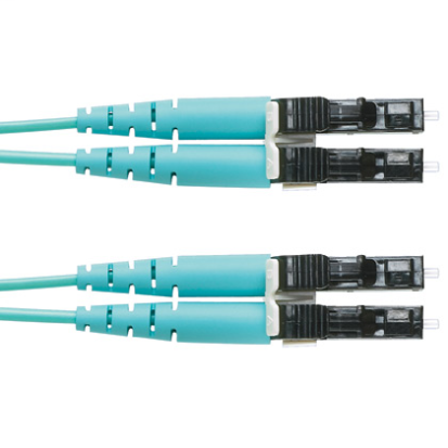 Panduit® Opti-Core® FZ2ERLNLNSNM003 Fiber Optic Patch Cord, 2 Fiber, 16.4 ft L, Aqua