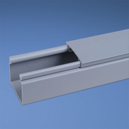 Panduit® Panduct® HS2X2LG6NM Type HS Base Solid Hinged Duct, 2.17 in W x 1.98 in D, PVC