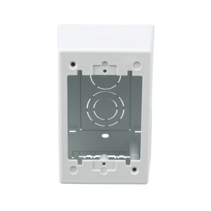 Panduit® Pan-Way™ JBP1DWH 1-Gang Deep Power Rated Outlet Box, 5.02 in L x 3.28 in W x 2-3/4 in H, PVC, White