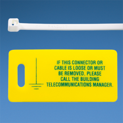 Panduit® LTYK Label Kit, For Use With Telecommunications Grounding and Bonding Conductor