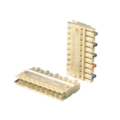 Panduit® Pan-Punch® P110CB5-XY Connecting Block, Punchdown Block, 5 Pair Count, Cat 5e, Electric Ivory