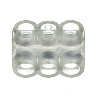 Panduit® Pan-Lug™ PCSB2/0-3S-6Y PCSB 3-Port Single Sided Multi-Tap Connector With Clear PVC Insulation, 14 to 2/0 AWG Stranded, 14 to 10 AWG Solid Aluminum/Copper Solid/Stranded Conductor, Screw Installation, Aluminum