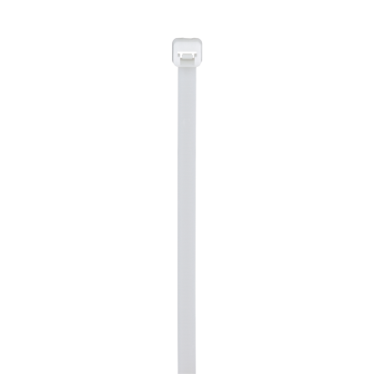 Panduit® Pan-Ty™ PLT2S-C Plenum Rated Standard Cable Tie, 7.4 In L X 0.19 In W X 0.05 In Thk, Nylon 6.6, Natural