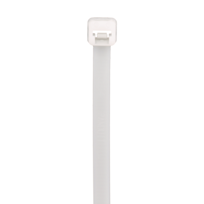 Panduit® Pan-Ty™ PLT2S-M Plenum Rated Standard Cable Tie, 7.4 in L x 0.19 in W x 0.05 in THK, Nylon 6.6, Natural