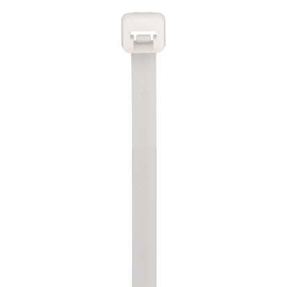 Panduit® Pan-Ty™ PLT3S-C Plenum Rated Standard Cable Tie, 11-1/2 In L X 0.19 In W X 0.05 In Thk, Nylon 6.6, Natural