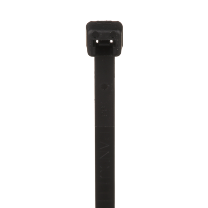 Panduit® Pan-Ty™ PLT3S-C0 Standard Cable Tie, 11-1/2 in L x 0.19 in W x 0.05 in THK, Nylon 6.6, Black