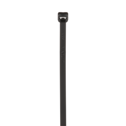 Panduit® Pan-Ty™ PLT3S-M0 Standard Cable Tie, 11-1/2 in L x 0.19 in W x 0.05 in THK, Nylon 6.6, Black