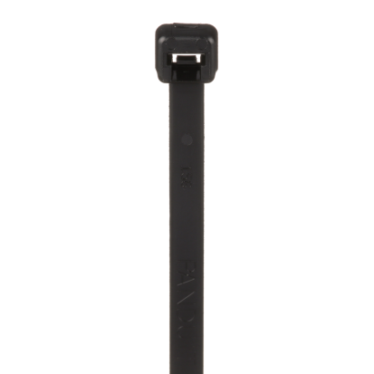 Panduit® Pan-Ty™ PLT4S-M0 Standard Cable Tie, 14-1/2 in L x 0.19 in W x 0.05 in THK, Nylon 6.6, Black