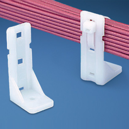 Panduit® PP1S-S12-X Pan Post Standoff, Threaded Mount, 0.188 in W Tie, Nylon, Natural
