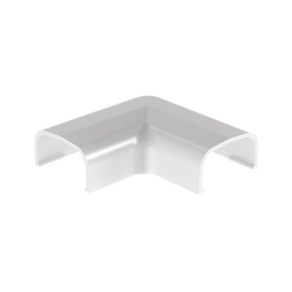 Panduit® RAF5WH-E Low Voltage Right Angle Fitting, For Use With Pan-Way® LD5 Series Surface Raceway System, ABS