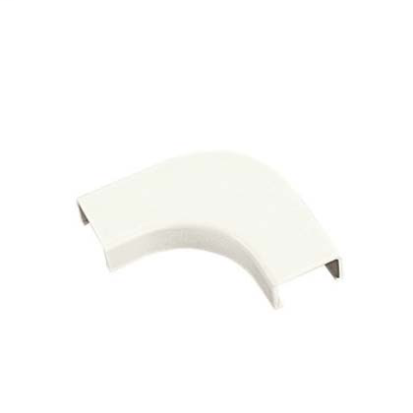 Panduit® Pan-Way™ RAFC5WH-X Bend Radius Control Low Voltage Right Angle Fitting, For Use With Pan-Way® LD5, LDPH5 and LDS5 Series Surface Raceway System, ABS