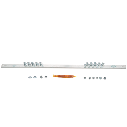 Panduit® StructuredGround™ RGRB19U Grounding Busbar Kit, For Use With 19 in Rack System, Copper