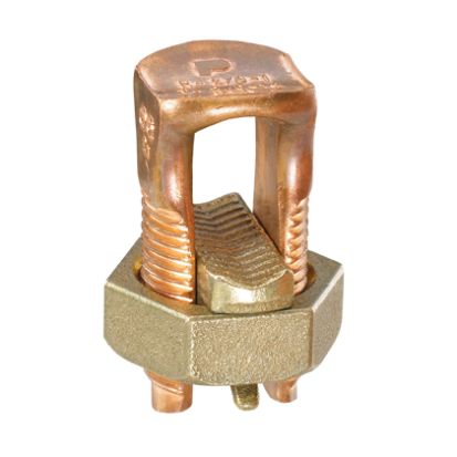 Panduit® Pan-Lug™ SBC1/0-L Mechanical Split Bolt Connector, 4 to 1/0 AWG Stranded Conductor, Copper