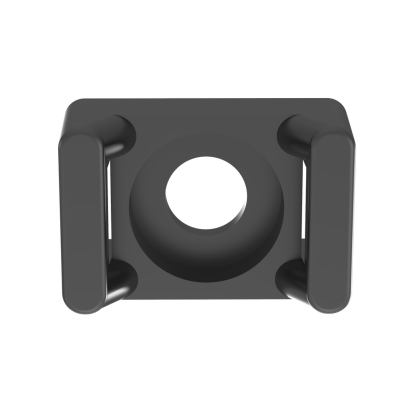 Panduit® SGTM3S10-C0 Cable Tie Mount, Threaded Mount, 0.196 in W Tie, Nylon, Black