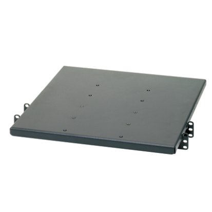 Panduit® SRM19X25A1 2-Post Adjustable Rack Mount Shelf, 1-3/4 in H x 19 in W x 25 in D, 1U Rack, Steel