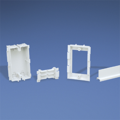 Panduit® Pan-Way™ T70HB3-X T-70 1-Gang Hanging Box, 6.28 in L x 2.78 in W x 1.56 in H, PVC, Gray