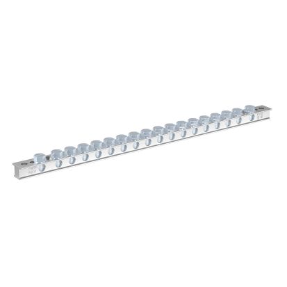 Panduit® StructuredGround™ UGB2/0-414-18 Universal Grounding Busbar, 11.64 in L x 0.62 in W x 0.48 in H