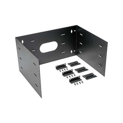 Panduit® WBH6E Hinged Wall Mount Bracket, For Use With 19 in Rack System, 60 lb Load Capacity, 6-Rack Space, Steel, Black
