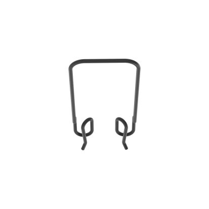 Panduit® Wyr-Grid® WGSW6BL Snap-On Overhead Sidewall, For Use With Wyr-Grid™ Cable Routing System, 6 in H x 3.71 in W x 1.2 in THK, Steel, Black