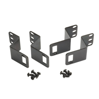 Panduit® WMPVCBE Bracket Kit, For Use With NetRunner™ Vertical Cable Manager, Center Mount, Steel, Black