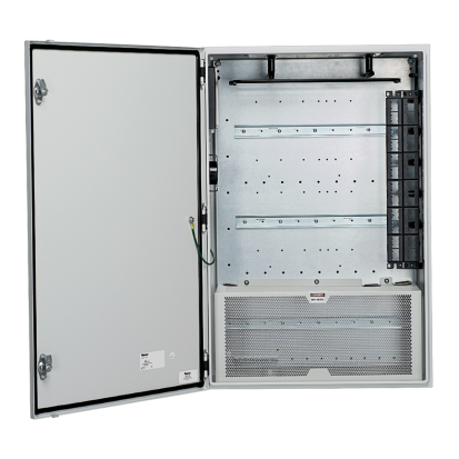 Panduit® Z23C-S Pre-Configured Network Zone System Enclosure, 24 in W x 11.7 in D, NEMA 4/12/IP66 NEMA Rating, Mild Steel