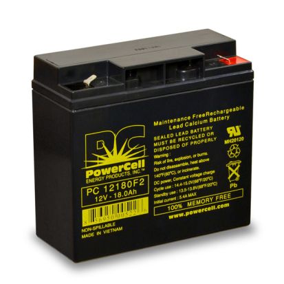 POWERCELL PC12180F2 12V 18AH BATTERY