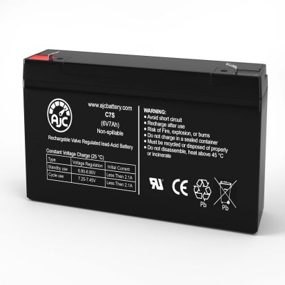 POWERCELL PC670 6V 7AH EMERGENCY EXIT LIGHT BATTERY