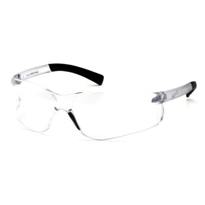 Pyramex® S2510R20 Bi-Focal Lens Safety Reading Glasses, +2 Diopter, Clear Lens, Clear, Polycarbonate Frame, Polycarbonate Lens, 99.9% UVA/UVB/UVC UV Protection, ANSI Z87.1+, c SEI CAN/CSA Z94.3-15