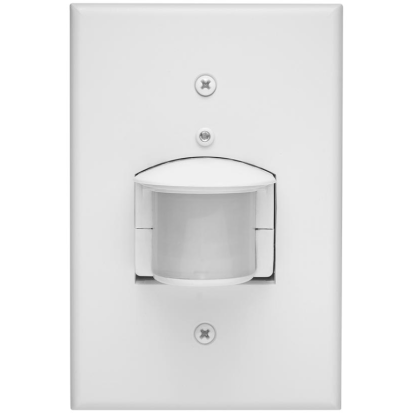 RAB SB500W Non-Fixture Outdoor Motion Sensor, 120 VAC, Photoelectric Sensor, 180 deg Viewing, Wall Mount