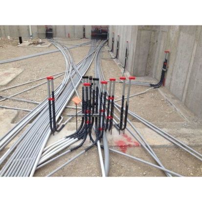 Rack-A-Tiers 35075.RCC Slammers - 3/4 inch Red Rigid Conduit Cap