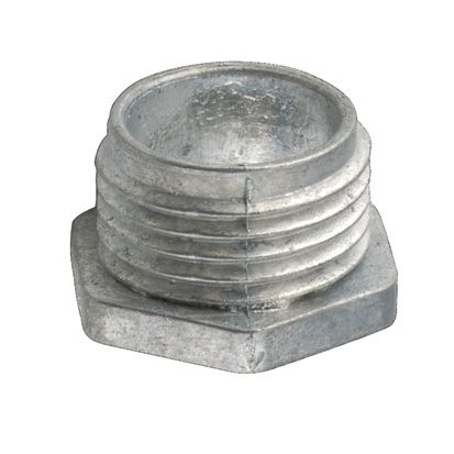 Hubbell RACO 1663 Chase Non-Insulated Conduit Nipple, 3/4 in, For Use With Rigid Conduit, Die Cast Zinc, Metallic