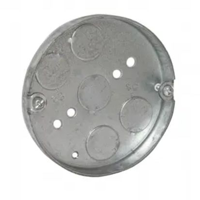 Hubbell RACO 293 Ceiling Pan, 4 in W x 1/2 in D, Steel