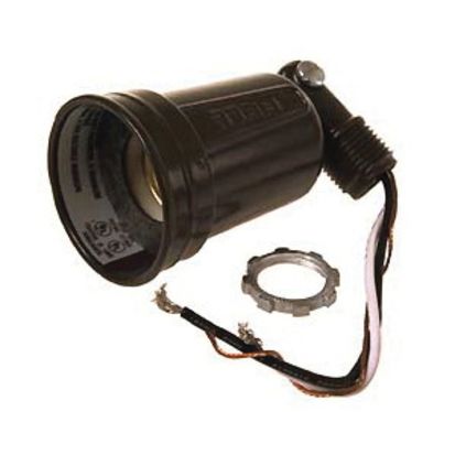 Hubbell BELL Arrow Hart™ 5606-2 Traditional Style Weatherproof Lampholder, 75 to 150 W Lamp, PAR38 Lamp