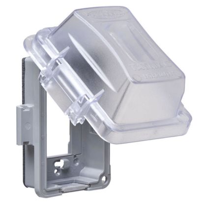 Hubbell TAYMAC MM420C 1G WP EXT DTY 16IN1 WIU CVR 2-3/4 DP CLR