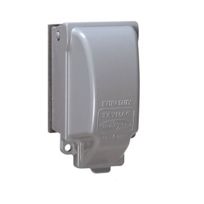 Hubbell TAYMAC MX3200 Weatherproof While-In-Use Box Cover, 3.55 in L x 3.37 in W x 3-1/2 in D, Die Cast Metal