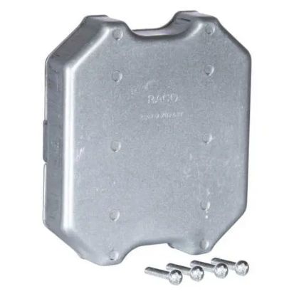 Hubbell RACO 702AJT 2-GANG PROTECTOR PLATE - 3/4 RAISED