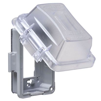 Hubbell TAYMAC MM420C 1G WP EXT DTY 16IN1 WIU CVR 2-3/4 DP CLR