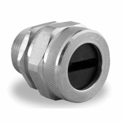 Remke Tuff-Seal™ RSF-3002 Festoon Straight Cord Grip Connector, 1 in Trade, 1 Conductor, 3/4 x 1/4 in Cable Openings, Aluminum
