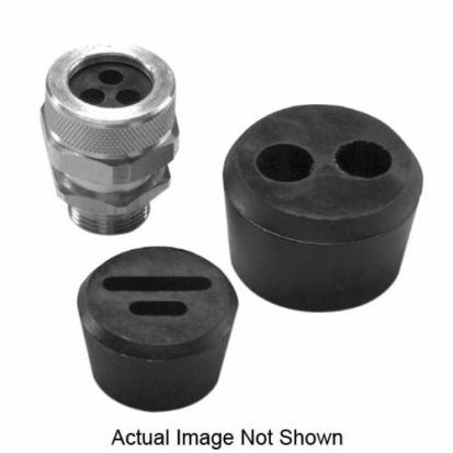 Remke Tuff-Seal™ SRB-201764-2 Multiple Hole Bushing, 1/2 in Thread, Neoprene