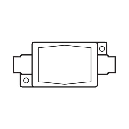 Robroy RedH2OT® PRFDC2 FD Series Deep Conduit Device Box, 3/4 Inch Trade, 1 Gangs, Steel, PVC Coated