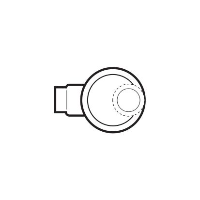 Robroy RedH2OT® PRGUAB26 GUA Conduit Outlet Box With Aluminum Cover, 3/4 Inch Hub, 3 Inch Cover Opening, Steel, PVC Coated