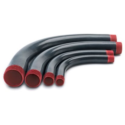 Robroy RedH2OT® PRHELB-3/4X90 Conduit Elbow, 3/4 Inch Trade, 90 deg, Steel, PVC Coated