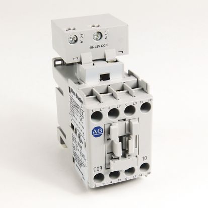 A-B Rockwell  100-C09EJ10 9A 3P 24VDC ELEC IEC Contactor W/INT Diode And N.O. AUX Contactor