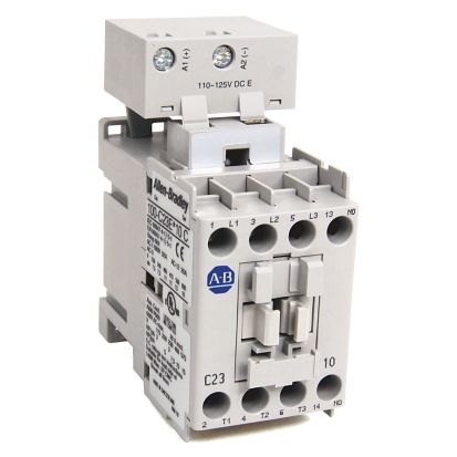 A-B Rockwell  100-C23EJ10 23A 3P 24VDC ELEC IEC Contactor W/INT Diode And N.O. AUX Contactor