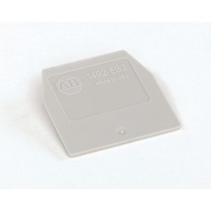 A-B Rockwell 1492-EB3 LEC End Barrier, 1.5 X 37 X 35mm